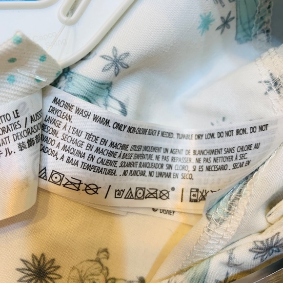 Disney Animators Collection Girls Frozen Pajama Set 7/8 NEW Top Bottom Cartoon - Picture 16 of 16